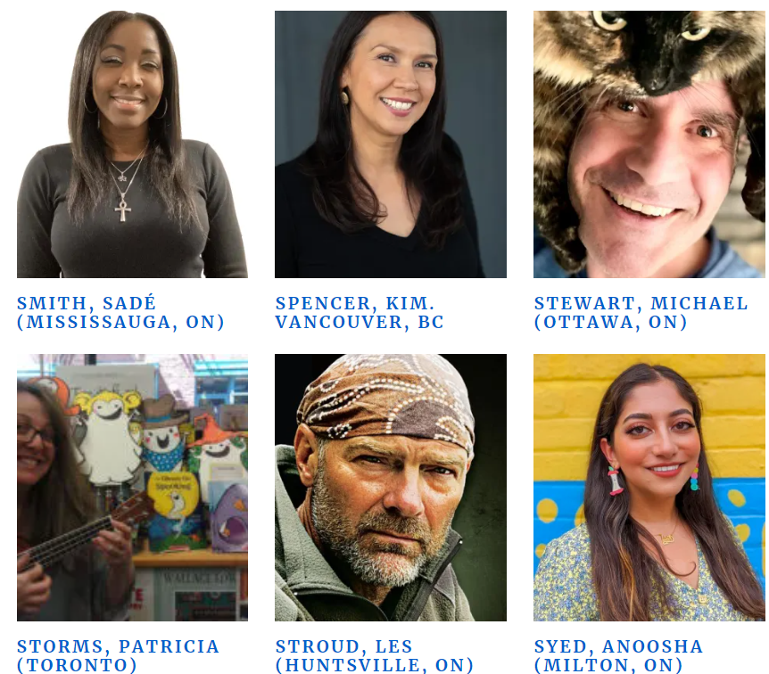 ABS member spotlight: @stc_smith @kimspencerwrites <a href="/MichaelFStewart/">Michael F. Stewart</a> <a href="/stormsy/">Patricia Storms</a> <a href="/lesstroud/">Les Stroud</a> @foxville_art 

authorsbooking.com