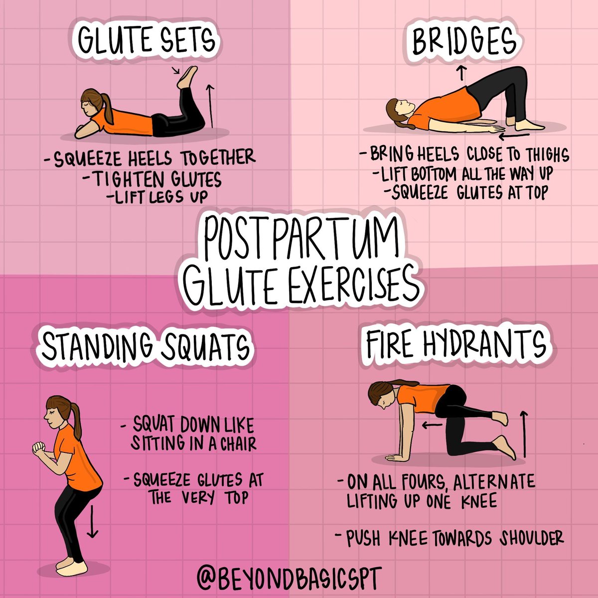 beyondbasicspt's tweet image. Remember, it's not about aesthetics; it’s about strong glutes that can improve overall athletic performance, help you run faster, jump higher and even alleviate low back pain. #bootyworkout #PostpartumFitness #PelvicFloorStrong #postpartum #Pelvichealth #pelvicfloor