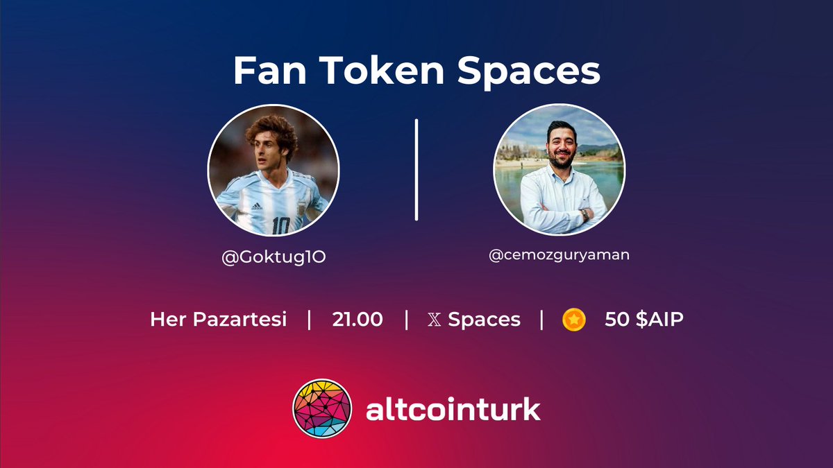 altcointurk's tweet photo. 🎙️ @Goktug1O ile Fan Token Spaces

🗓️ 5 Şubat Pazartesi
⏰ 21.00
👥 @cemozguryaman

🔗 https://t.co/kI0XuqmK1d https://t.co/Ml8IdJXtKj