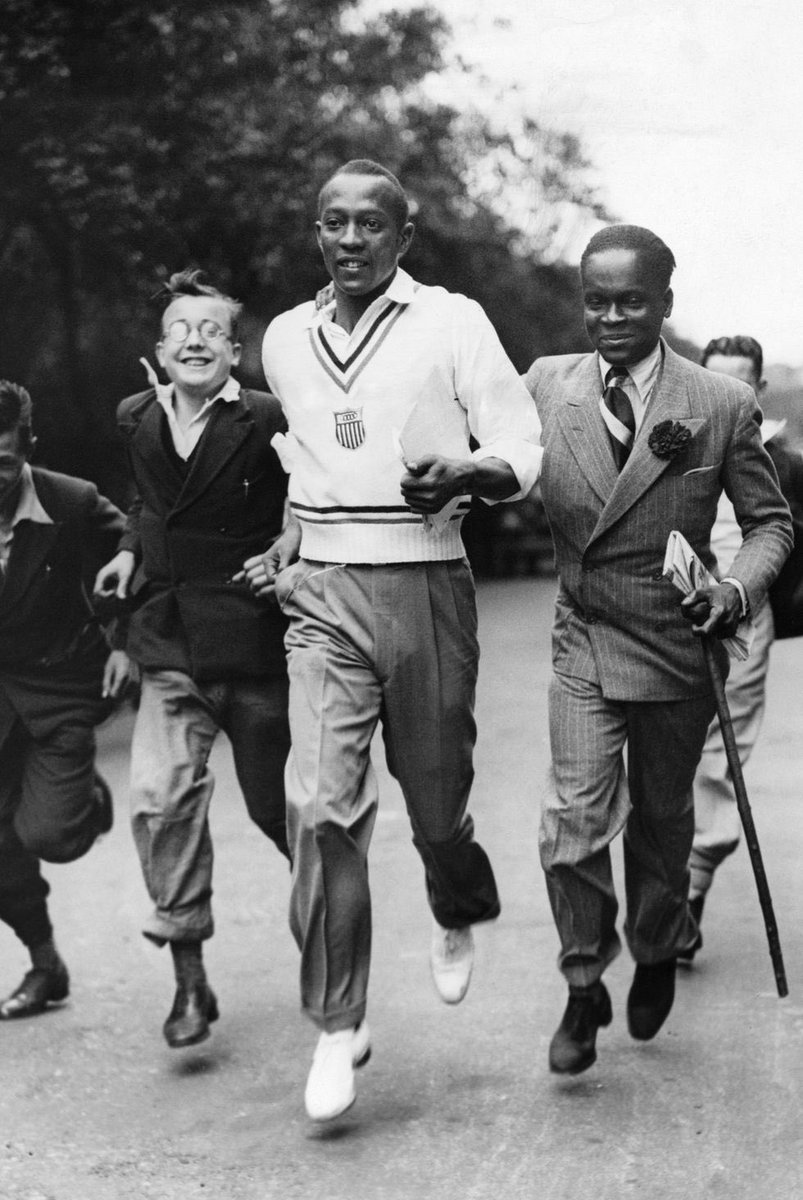 Day 5 - Jesse Owens (1913-1980)
￼
“In 1936, Owens set the world record in the long jump in Berlin. He won 4 gold medals in the 100, 200, 100 relay and other events off the track. In 1976, Owens received the Presidential Medal of Freedom and the Congressional Gold Medal in 1990.”
