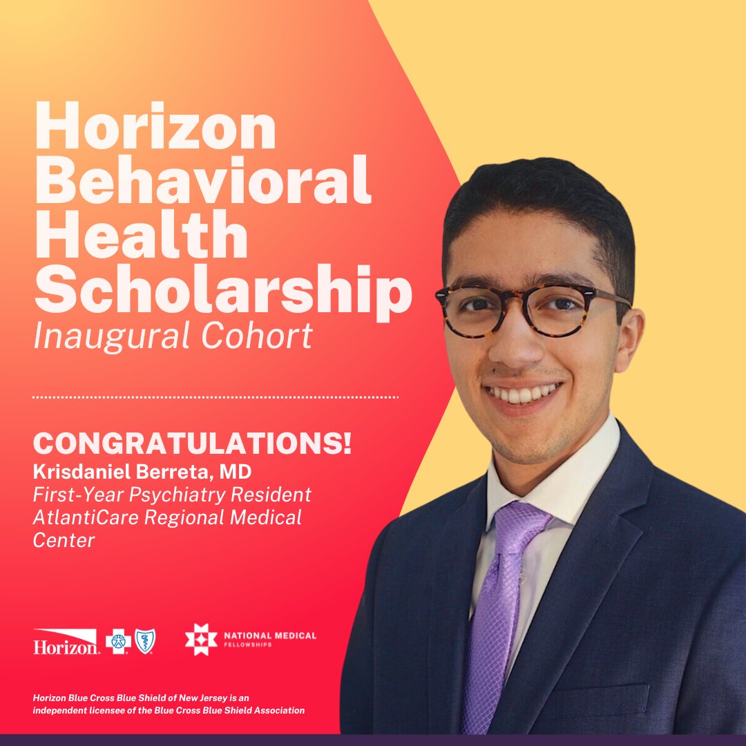 Dr. Krisdaniel Berreta, a first-year #PsychiatryResident at AtlantiCare Regional Medical Center & a recipient of the first of its kind the Horizon Behavioral Health Scholarship, is committed to caring & advocating for the underserved, as well as increasing diversity in #medicine.