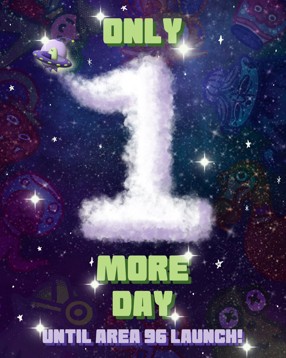 Tomorrow marks the beginning of an extraterrestrial era! Area 96 launches in just 1 day—prepare for an out-of-this-world experience! 🚀

#area96  #dontdropthesandwich #multiplayer #mobilegame #gamedev #indiedev #indiegame #1moreday #launchday