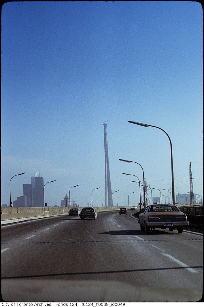 Fifty years ago, in February of 1974, construction on the CN Tower was well underway. Toronto's most iconic building was really starting to take shape! ow.ly/mKva50QvtmK #TOHistory #TOArchitecture #TorontoArchives #CNTower