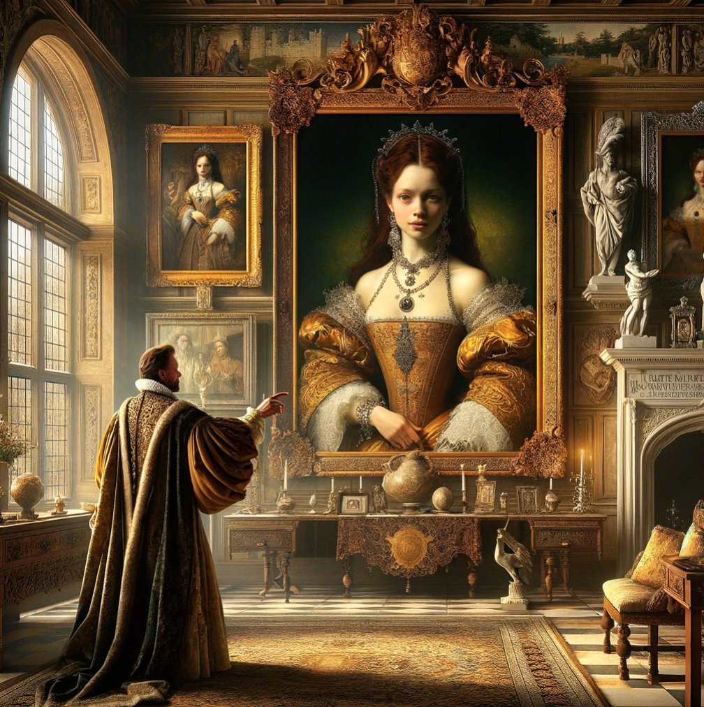 Yup, AI generated art can be rubbish, but I'm still loving using it as a revision resource for literature. Talk through the picture and poem, link it to a line, explore metaphor/meaning... Here are some of my favourites... My Last Duchess: