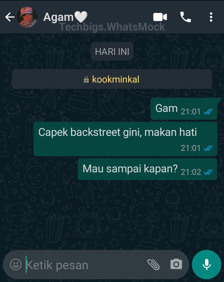 kookminkal's tweet photo. Kookmin few tweets au where...
- Pikir

// lil angst, harsh word, ignore date, time stamp, pict from pin. https://t.co/Zm3omRPziw