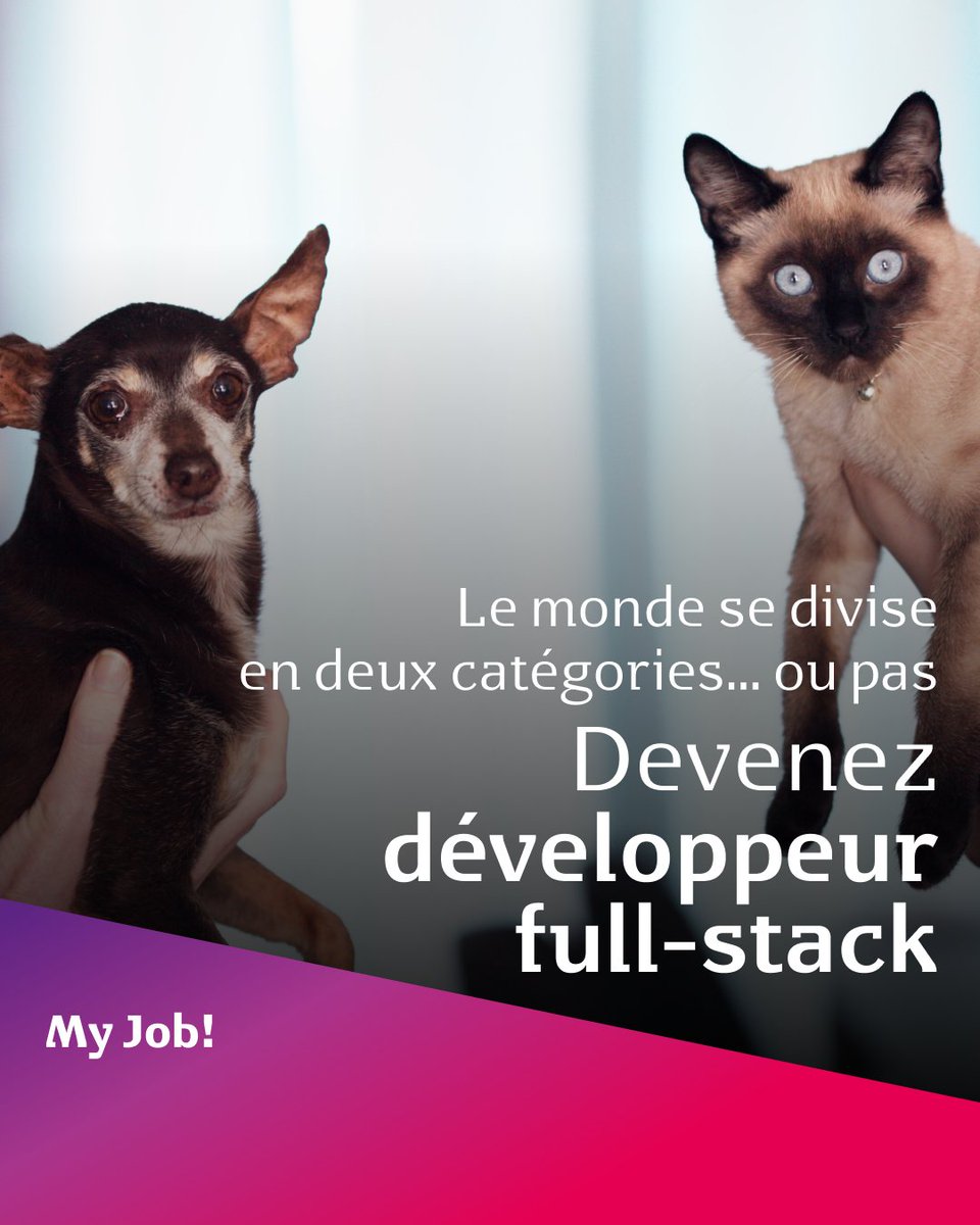 CodingEsieeIT's tweet image. Devenez développeur web : Front, Back ou Fullstack ? 👨💻
La Coding Factory vous propose une formation unique en 3 ans pour devenir un développeur web fullstack confirmé. codingfactory.fr/nos-formations…
#codingfactory #developpementweb #fullstack #formation #bachelor #avenir #emploi