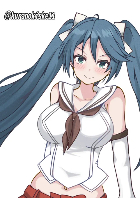 五十鈴に全部お任せしたい#艦これ版深夜の真剣お絵描き60分一本勝負 #艦これ版真剣お絵描き60分一本勝負_20240205 