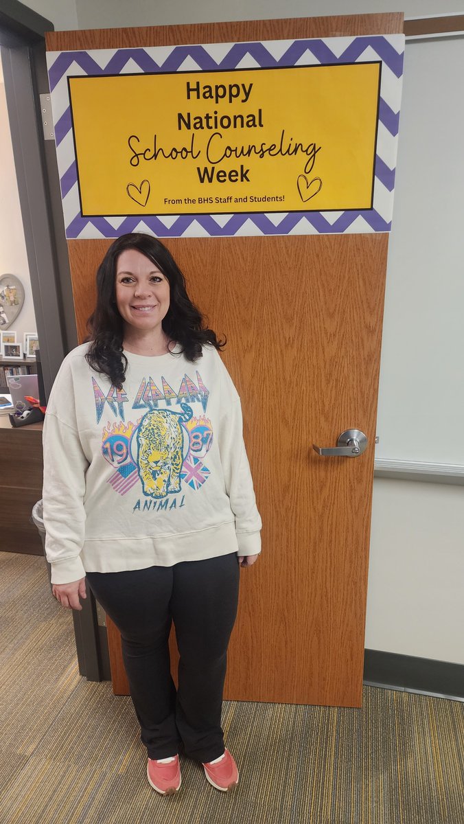 Happy National School Counselong week to Dr. Tamakloe.  Thank you for all the amazing things you do for our school and our students!