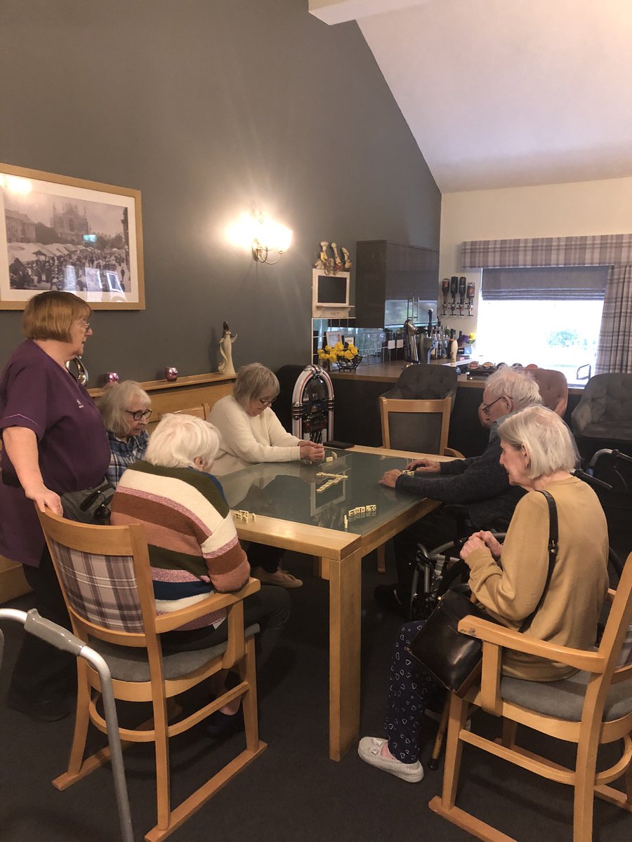 FirthHouse's tweet image. #dominos #competitivefun Residents enjoyed a very competitive game off Dominos. They do enjoy a game off Dominoes