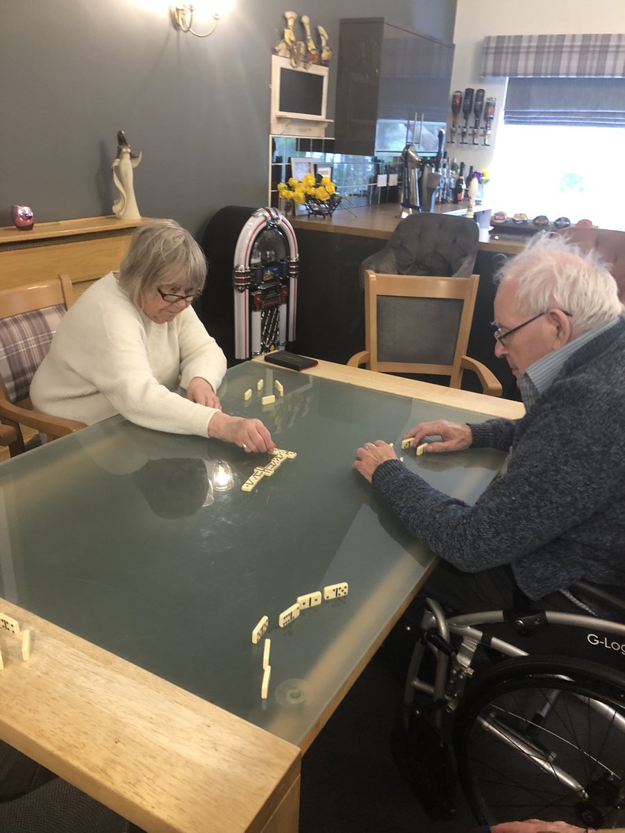 FirthHouse's tweet image. #dominos #competitivefun Residents enjoyed a very competitive game off Dominos. They do enjoy a game off Dominoes
