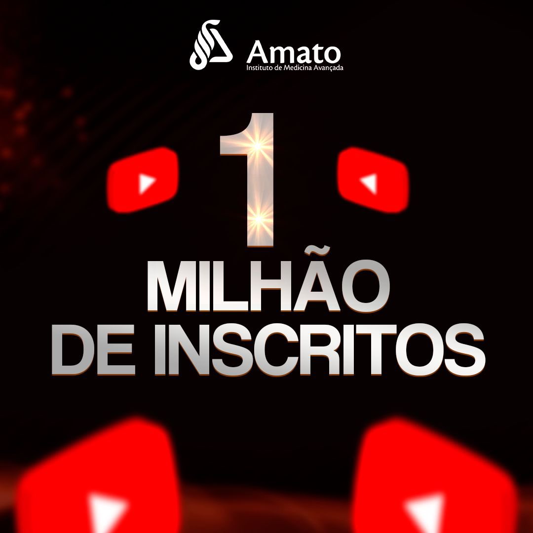 AmatoClinic's tweet photo. 🎉🌟 Celebramos 1 MILHÃO de inscritos no YouTube! Obrigado à nossa incrível comunidade por fazer parte dessa jornada no Amato - Instituto de Medicina Avançada. Continuem conosco para mais conhecimento sobre saúde! Inscreva-se ➡️ https://t.co/PC4tOy4BYw #AmatoInstituto #1Milhao 🎉 https://t.co/CaLKtE0rR3