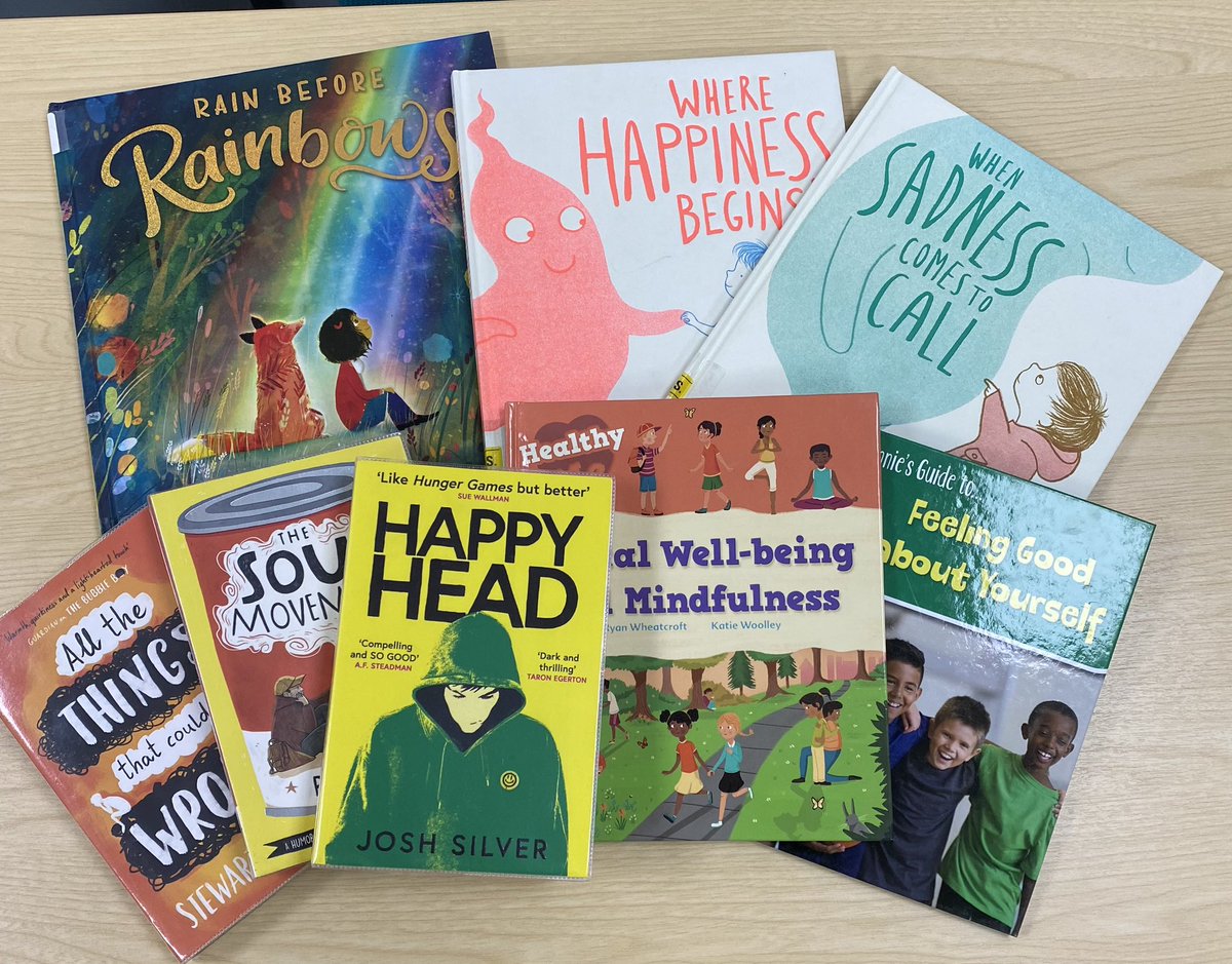 #ChildrensMentalHealthAwarenessWeek Books can help with childrens’ mental health awareness. Schools if you’d like to borrow books from us, we’re here to help. Public Libraries can help too. @stewfoster1 @EvaEland @bendavis_86 @SmritiPH @dc_litchfield