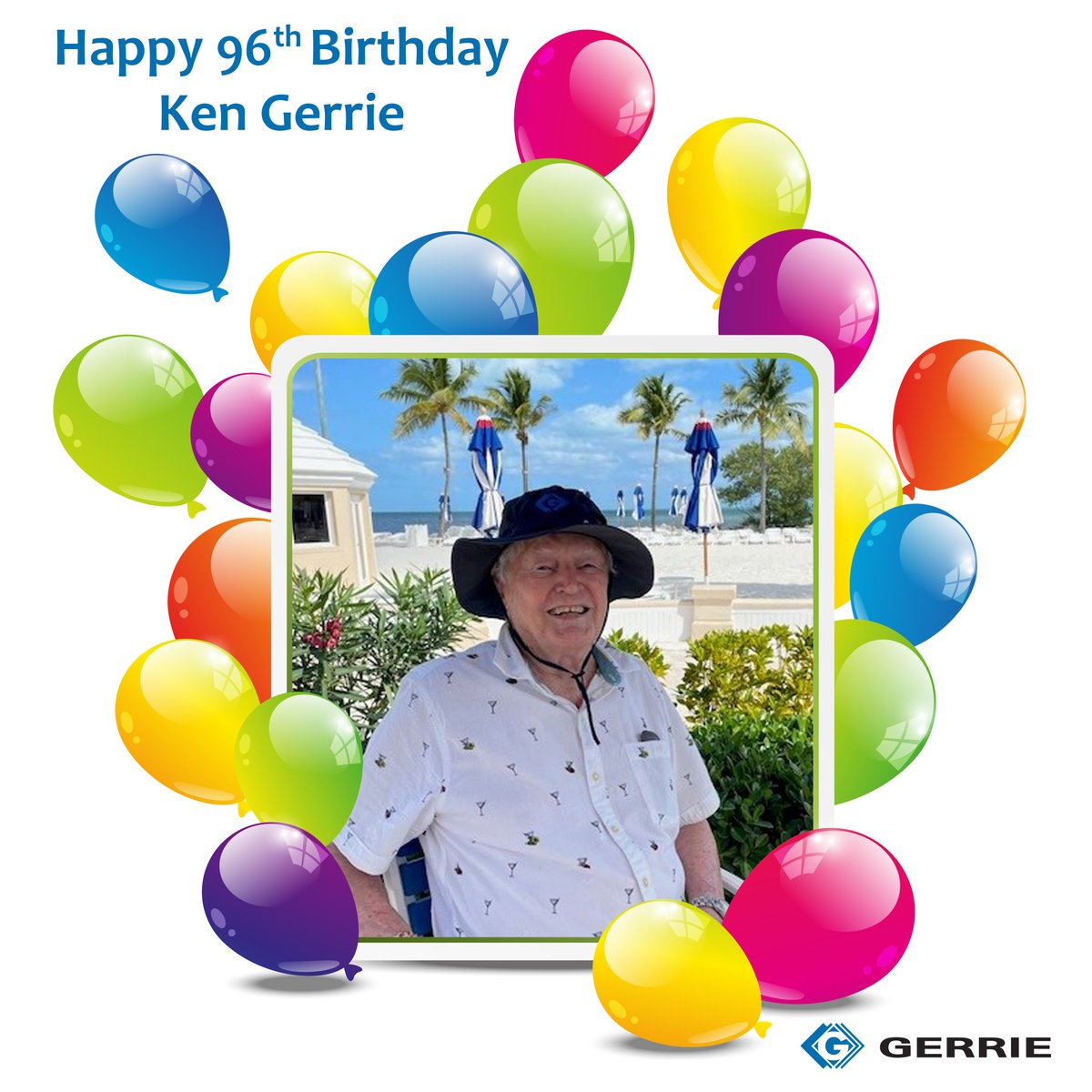 Cheers to 96 Years!  Join us in sending Happy Birthday wishes to our founder, Ken Gerrie. 

#HappyBirthday #1928 #GerrieElectric #96Years