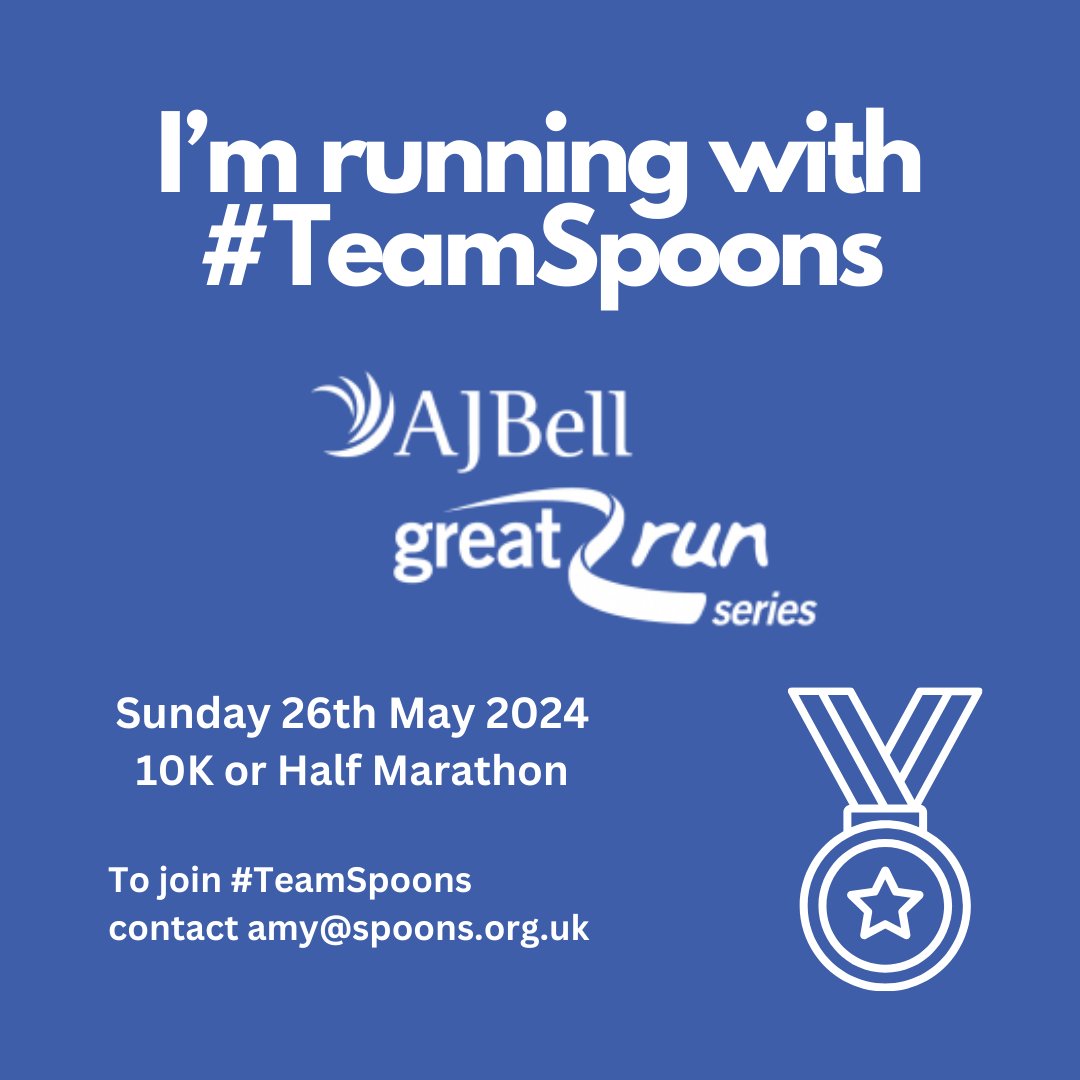 Aimee, our Family Support Coordinator is taking on the #GreatManchesterRun with founder, Kirsten. Aimee wanted to raise funds toward our services, having experienced the support of Spoons firsthand with her own children. > justgiving.com/page/aimee-lou… Will you join #TeamSpoons? 💚