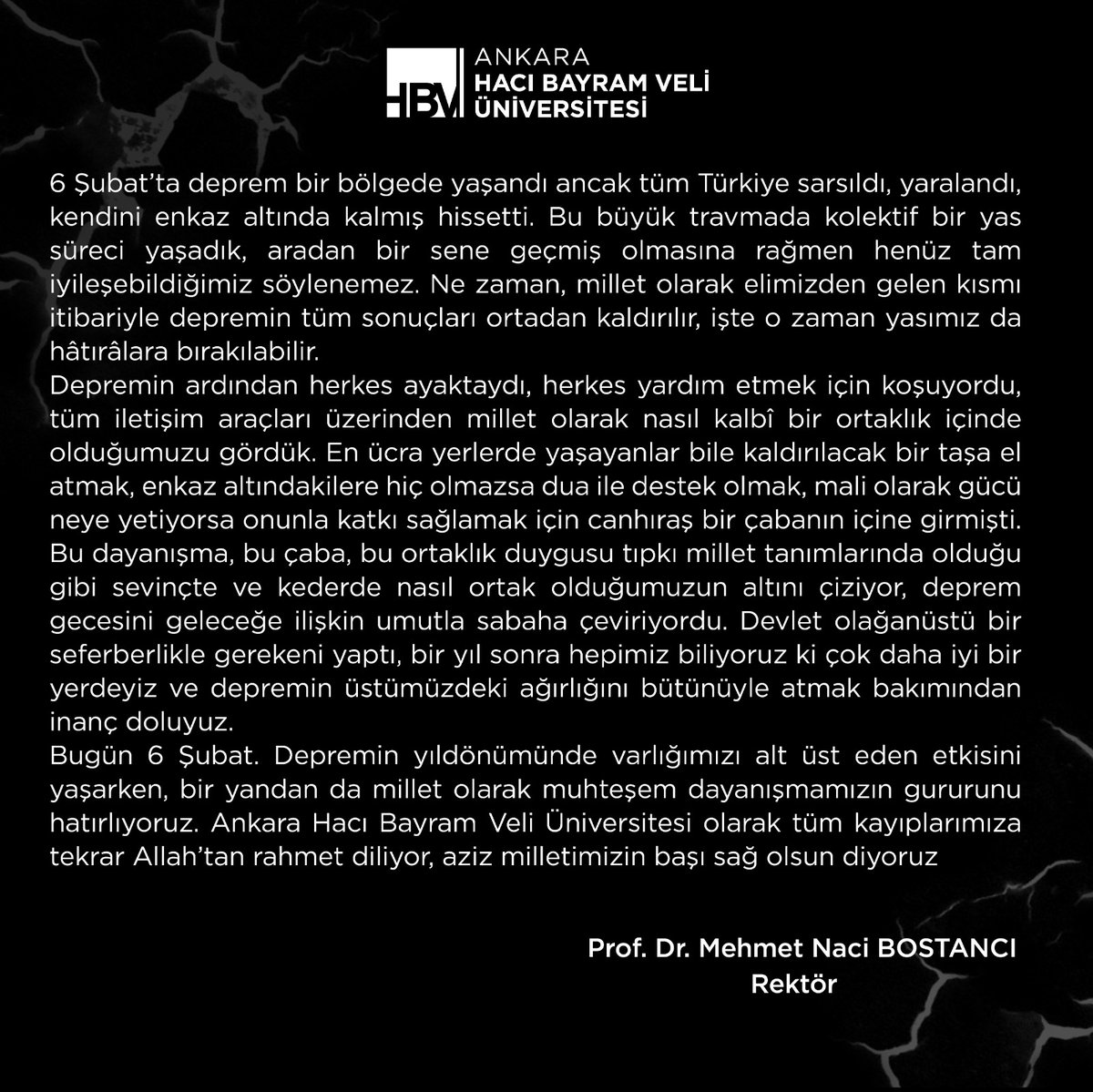 Ankara Hacı Bayram Veli Üniversitesi (@hacibayramedutr) on Twitter photo 