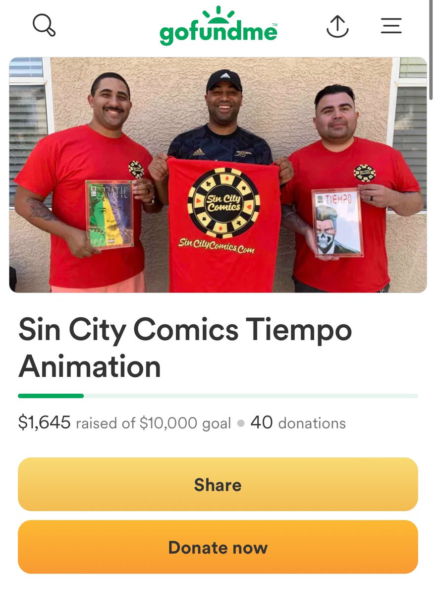 SinCity_Comics's tweet photo. HELP US REACH OUR GOAL! We have big plans for the future and we need your help! https://t.co/9CsHWkIjcI
.
#GoFundMe #Comics #Vegas #LasVegas https://t.co/4VZ7WalIlP