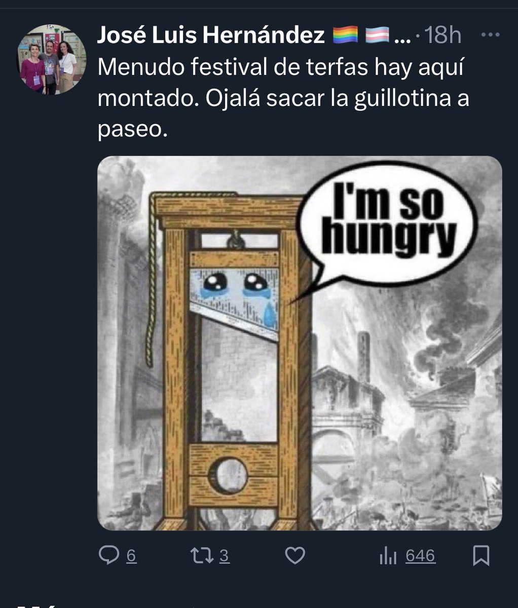Rocio_is_here's tweet photo. De podemos y con la banderita haciendo apología de la violencia contra las mujeres.. y festejando la canción..

Pero es que no entendemos.. https://t.co/4aJlrzg0em