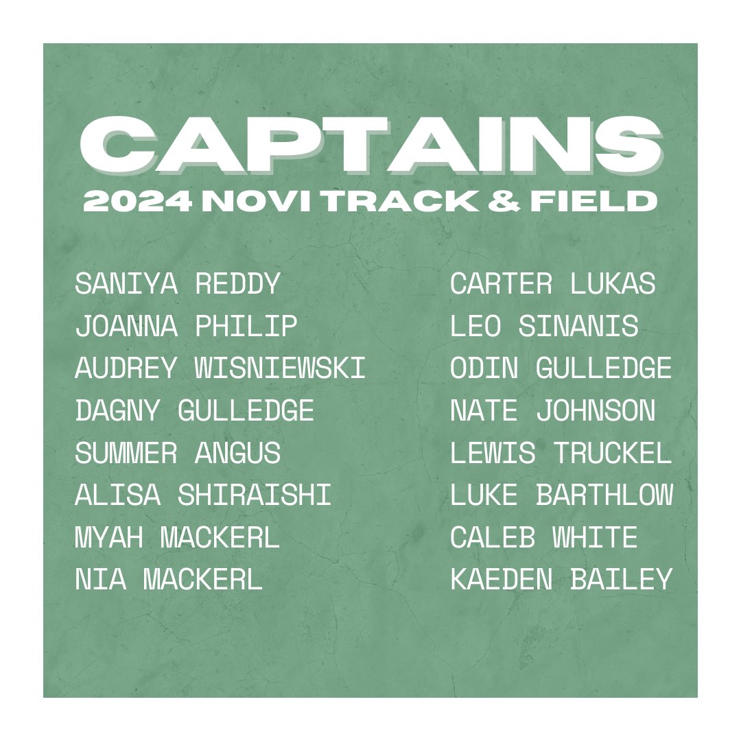 Novi Track & Field tweet media