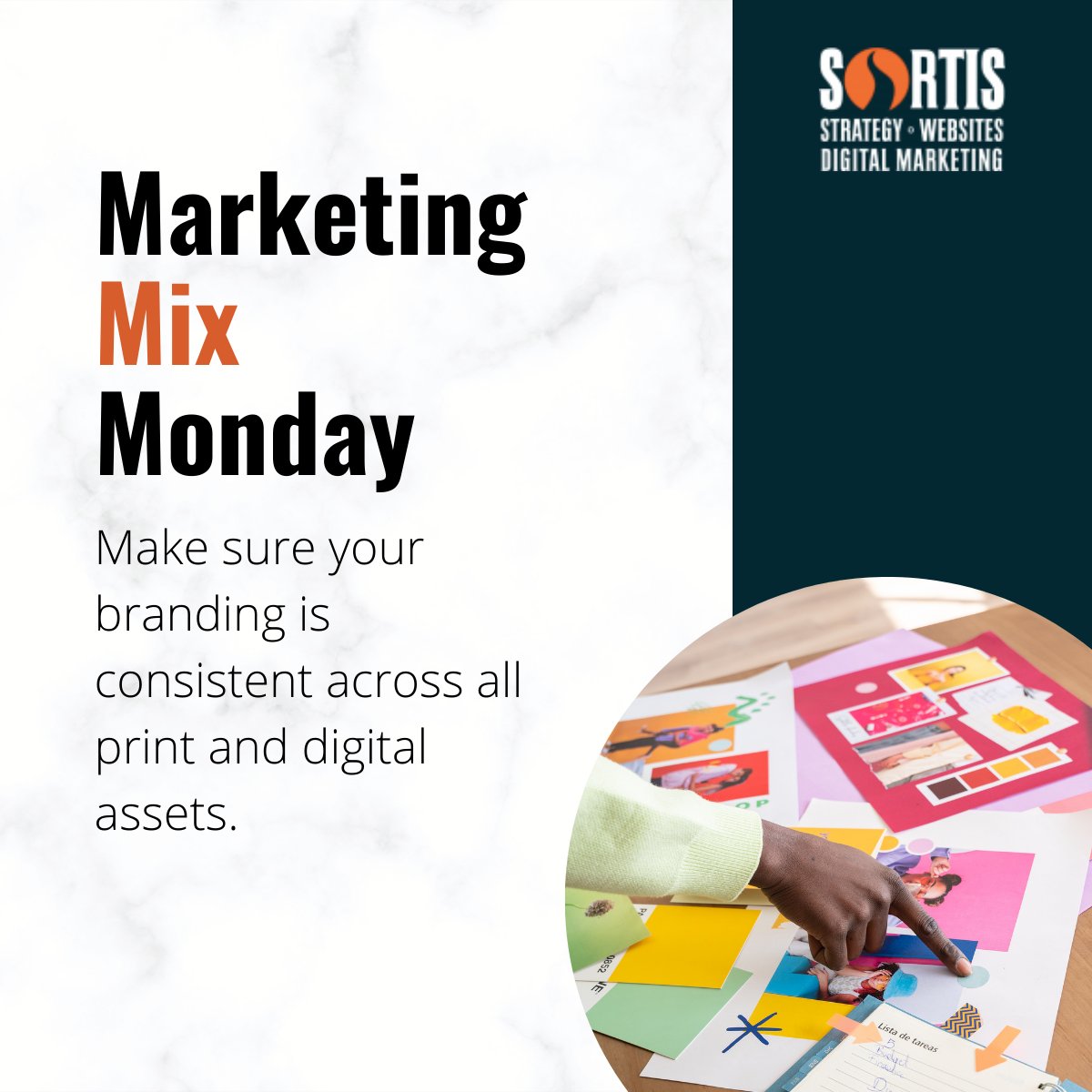 SortisMarketing's tweet image. Improving your branding is only effective if it’s reflected on the #marketing materials your team creates create.

From letterhead to color palettes, all employees should have access to the resources they need to contribute to a cohesive brand.

#WorkWithSortis #DigitalMarketing