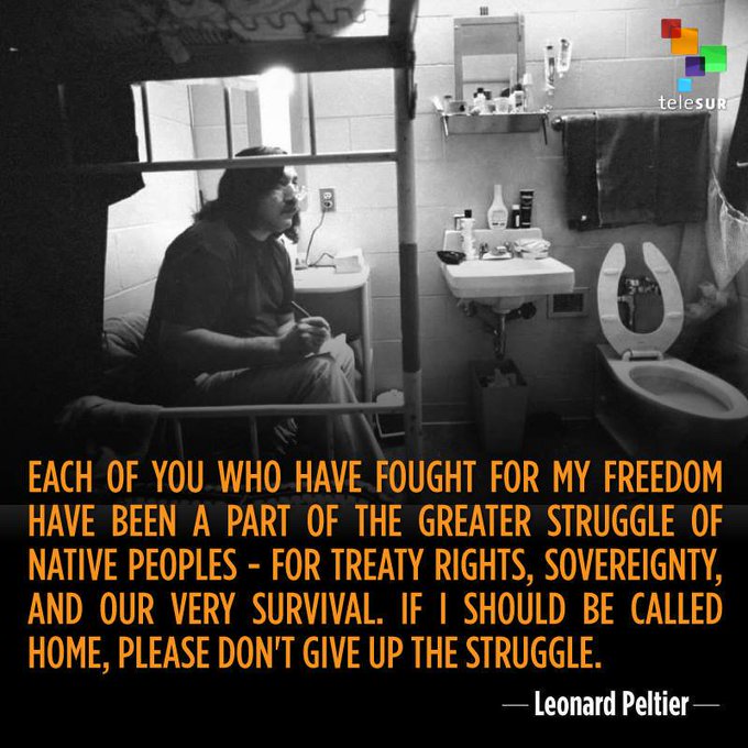 AmericanIndian8's tweet photo. #IndigenousThoughts 2/5
#FreeLeonardPeltier @POTUS
@VP @SecDebHaaland
@WHCOS @PressSec
#INDIGENOUS #TAIRP https://t.co/lqhiFTlvbN