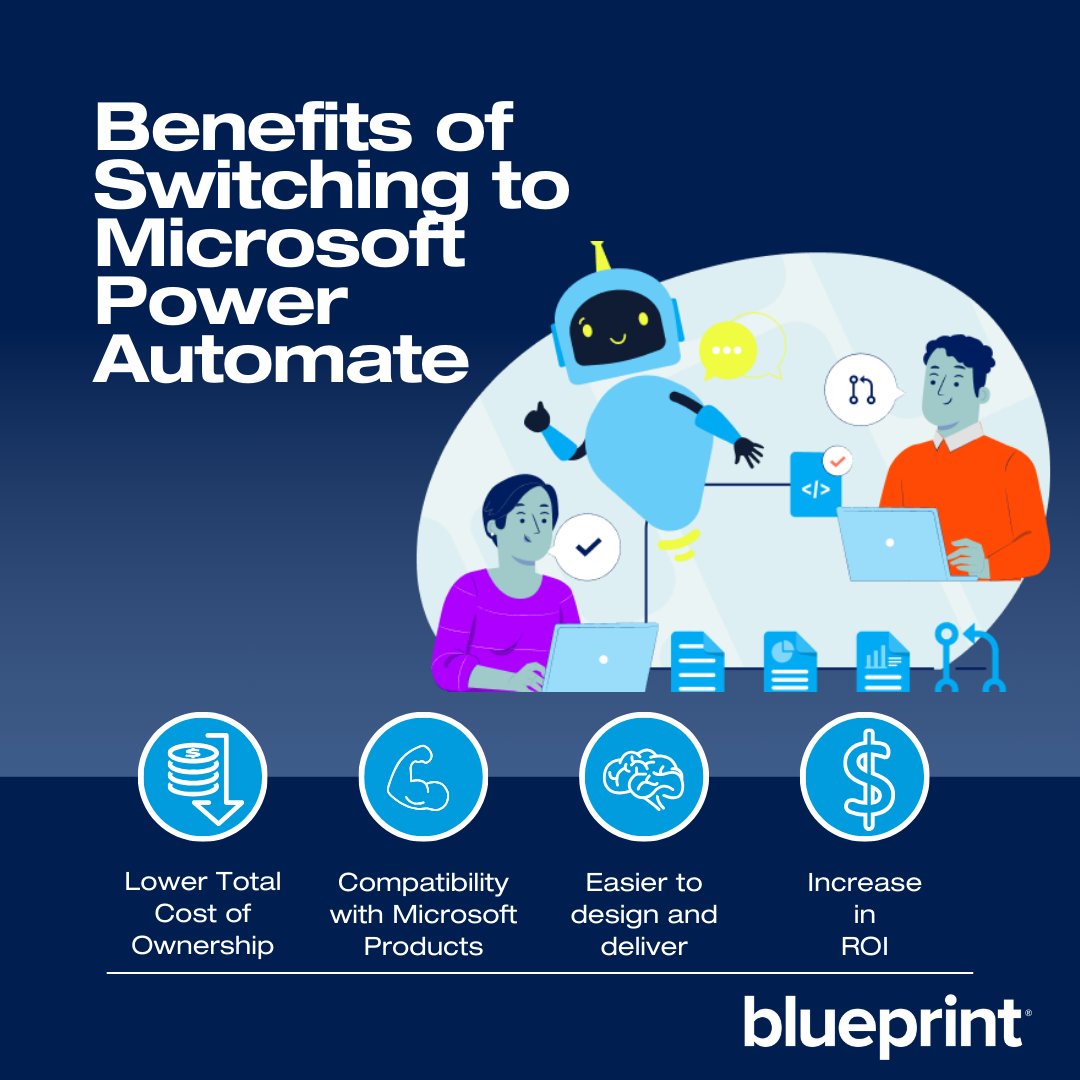 blueprintsys's tweet photo. With Microsoft Power Automate, you can automate repetitive processes, allowing you to focus on what truly matters – growing your business! 📈💼
💼👉 https://t.co/Qm1lhP0k4u?
#PowerAutomate #Microsoftr https://t.co/vbLs9VeFfQ