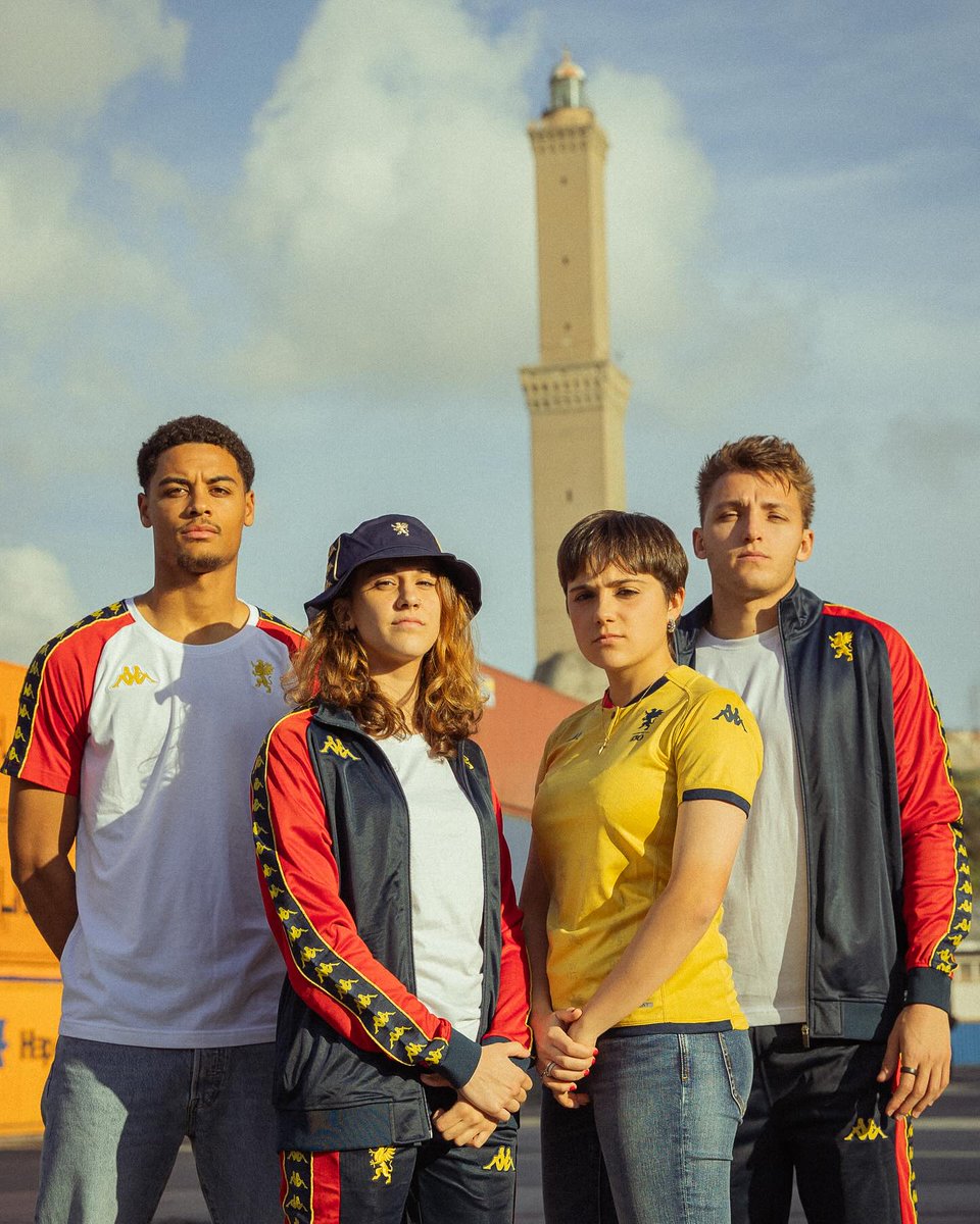 SoccerBible's tweet photo. First glimpsed during the unveiling of new signing Vitinha, @GenoaCFC have unveiled a new ‘Street Collection’ from technical sponsors Kappa.

More here: https://t.co/cWLZgbfjaK https://t.co/hRVMClkiXt