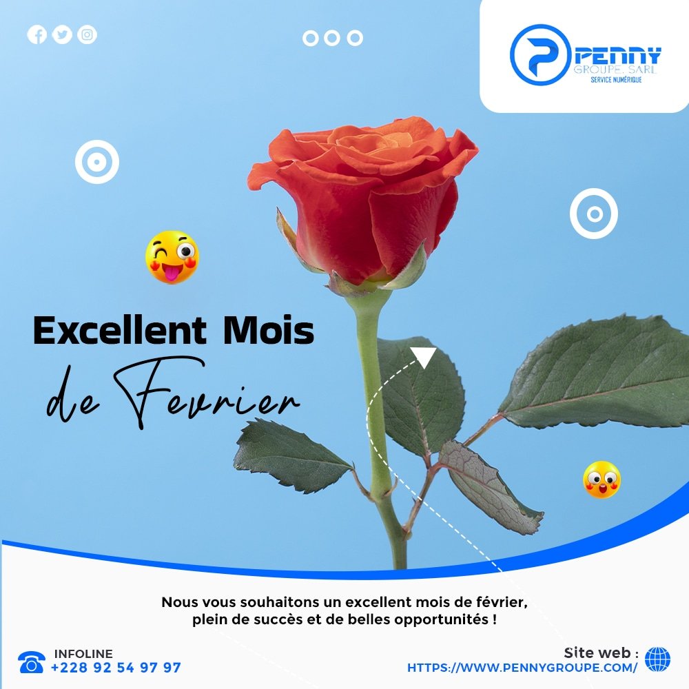 pennygroupe's tweet image. 🌟 Bienvenue février ! Que ce nouveau mois soit rempli de moments précieux, de réussite et d&apos;inspiration pour vous tous. 🌸 #BienvenueFévrier #NouveauMois
