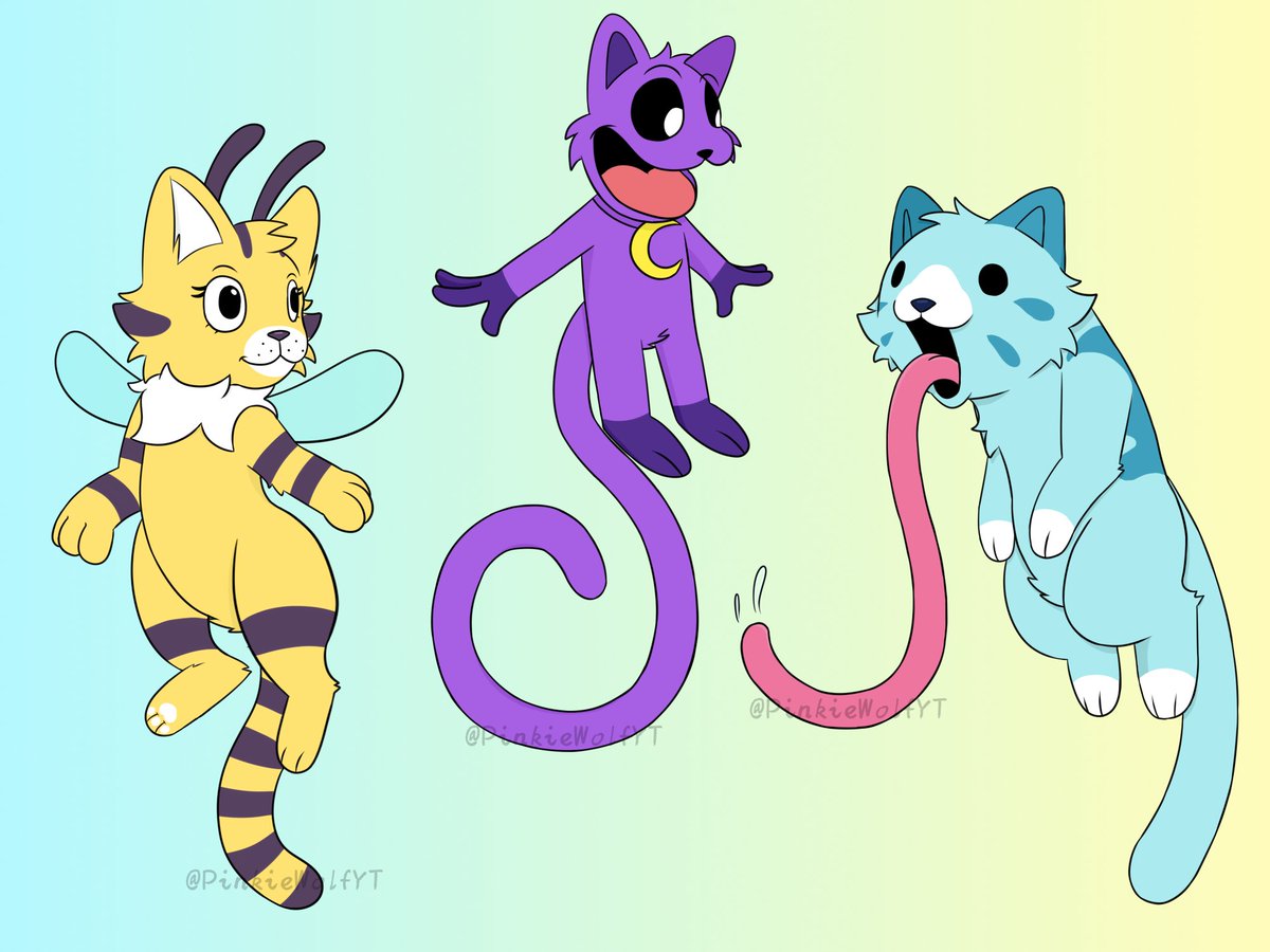 PinkieWolfYT's tweet image. Kitties!
#PoppyPlaytime #Catbee #Catnap #Candycat #PoppyPlaytimeFanart