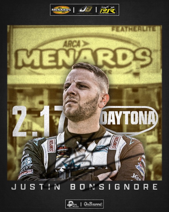 Monday morning MAJOR news for Souza Media client <a href="/JBonsignore/">Justin Bonsignore</a>! ✍️

The three-time <a href="/NASCARRegional/">NASCAR Regional</a> #NWMT champion will compete in the <a href="/ARCA_Racing/">ARCA Menards Series</a> event at <a href="/DAYTONA/">Daytona International Speedway</a> on Feb. 17, driving the No. 30 for <a href="/RetteJones30/">Rette Jones Racing</a>. 🔥

🔥🔥🔥