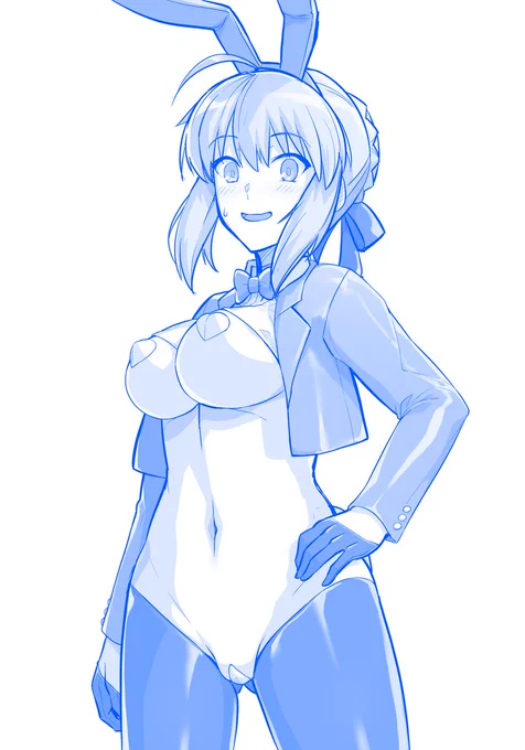 逆バニーセイバーさん 