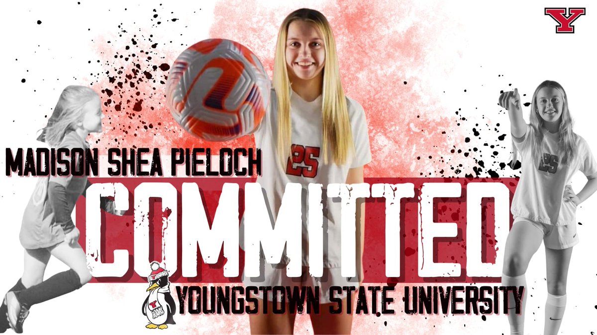 I'm so excited to announce my verbal commitment to play D1 soccer at Youngstown State University!! I would like to thank my family, friends, teammates and coaches- especially Tom, Mike, Hurley and Jackie- for their love and support along my journey. Coaches Brian, Josh and Anita-