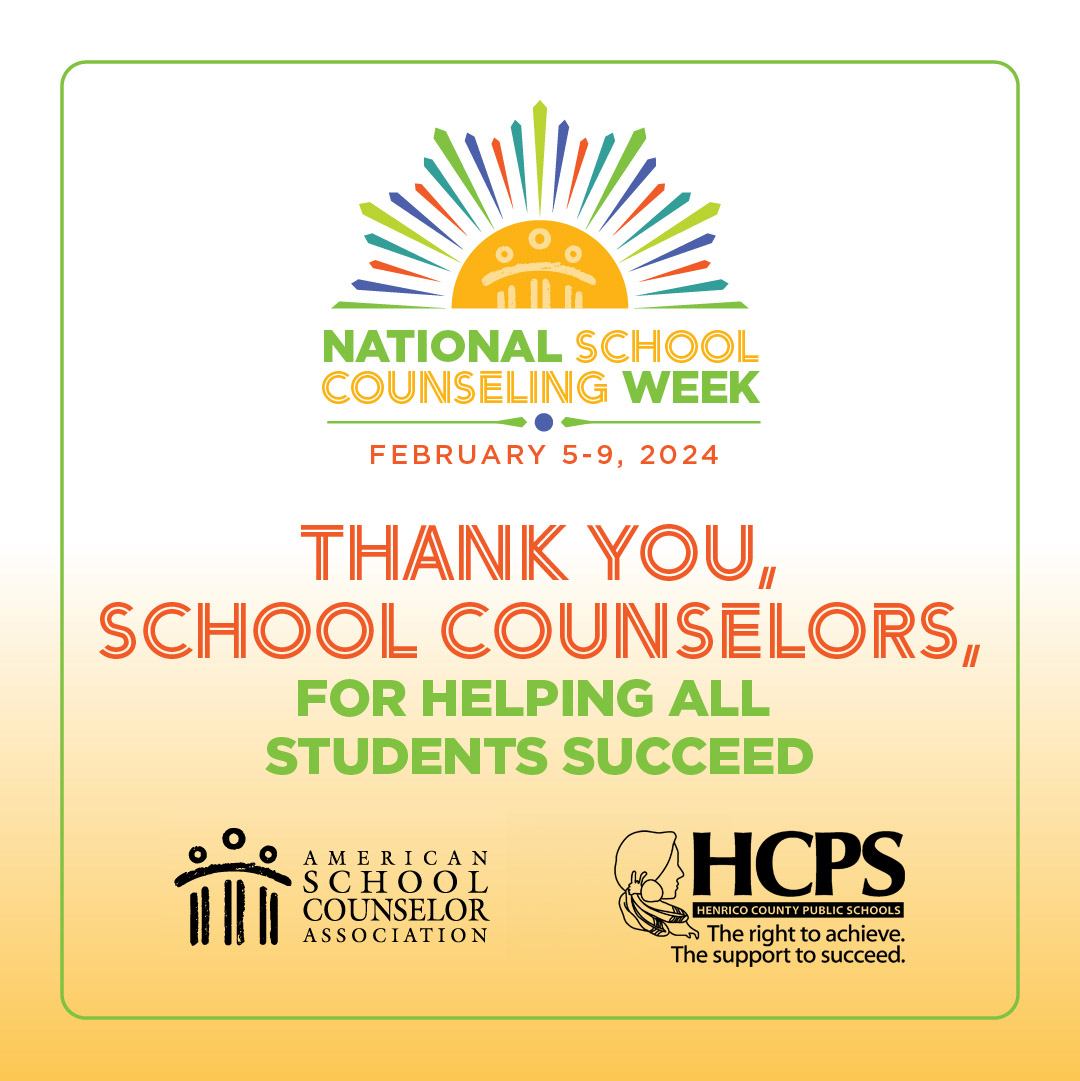 Happy National School Counseling Week! 🙌 This week is a great time to give a pat on the back to those HCPS counselors who always have our backs. None of us could do what we do without their support every day! #NSCW24