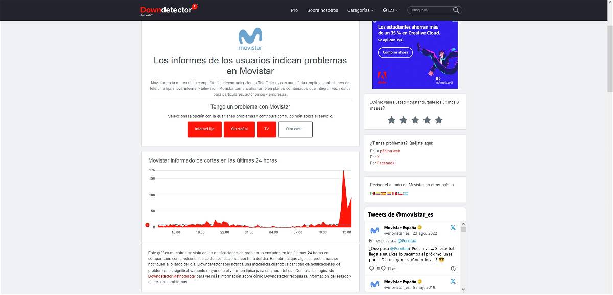 🇪🇸 La fibra de Telefónica sufre una caída: el Internet de Movistar, Digi y O2
lavanguardia.com/andro4all/oper…