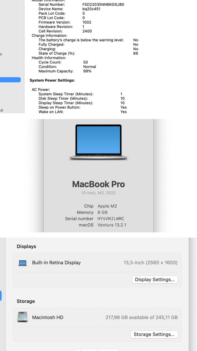 bhaguz_403's tweet photo. Permisi Twitter mau jual MacBook Pro M2! 😍
Spek MBP 13 inci M2 warna Silver 256/8.
Unit resmi 🇮🇩 muluuus cakep siap gass kerja. Kelengkapan unit + charger, kirim2 aman pakai box JNE.

Harga muraah 16.5 juga aja bungkus. Minat cuss DM alamat cek ongkir. Bantu RT ya thank you 🙏🏼 https://t.co/Q4yvqjMrim