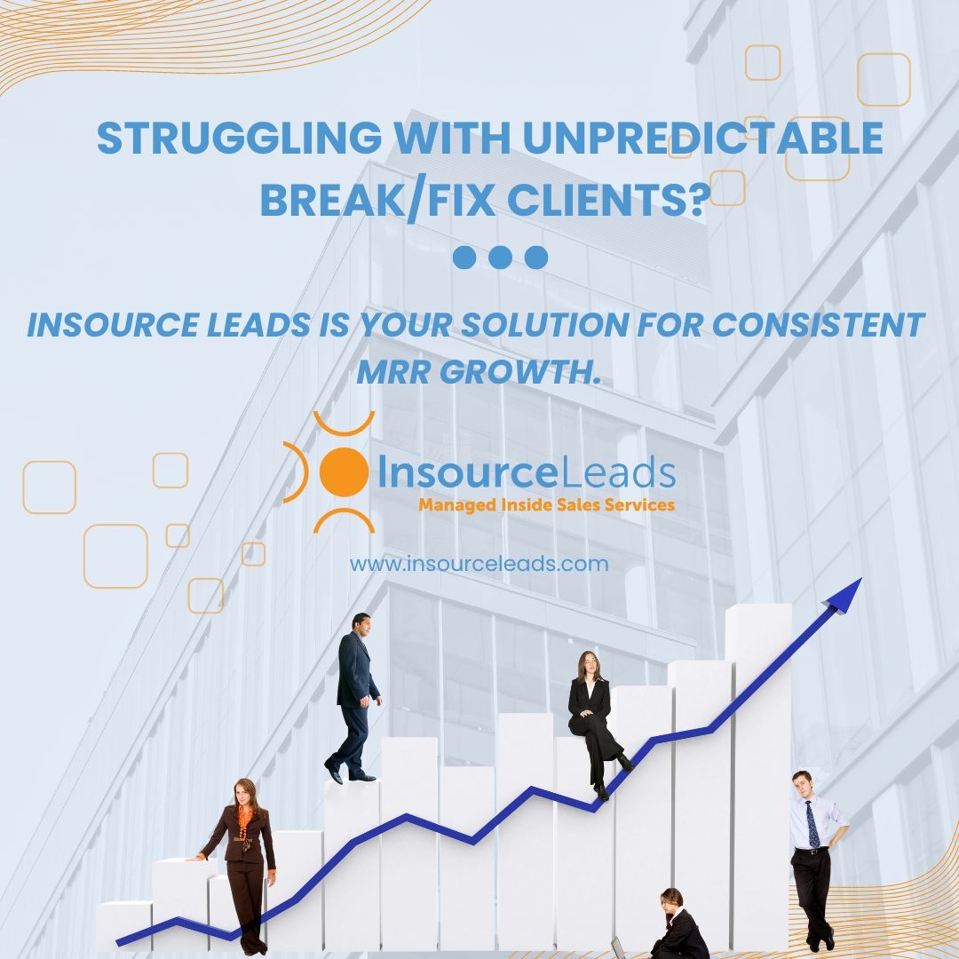 InsourceLeads's tweet image. Struggling with unpredictable break/fix clients? Insource Leads is your solution for consistent 
MRR growth. Our Live Introduction Sales Appointments target prime businesses, ensuring a 
stronger, more profitable client base for IT MSPs. #StableRevenue #ITMSP #InsourceLeads