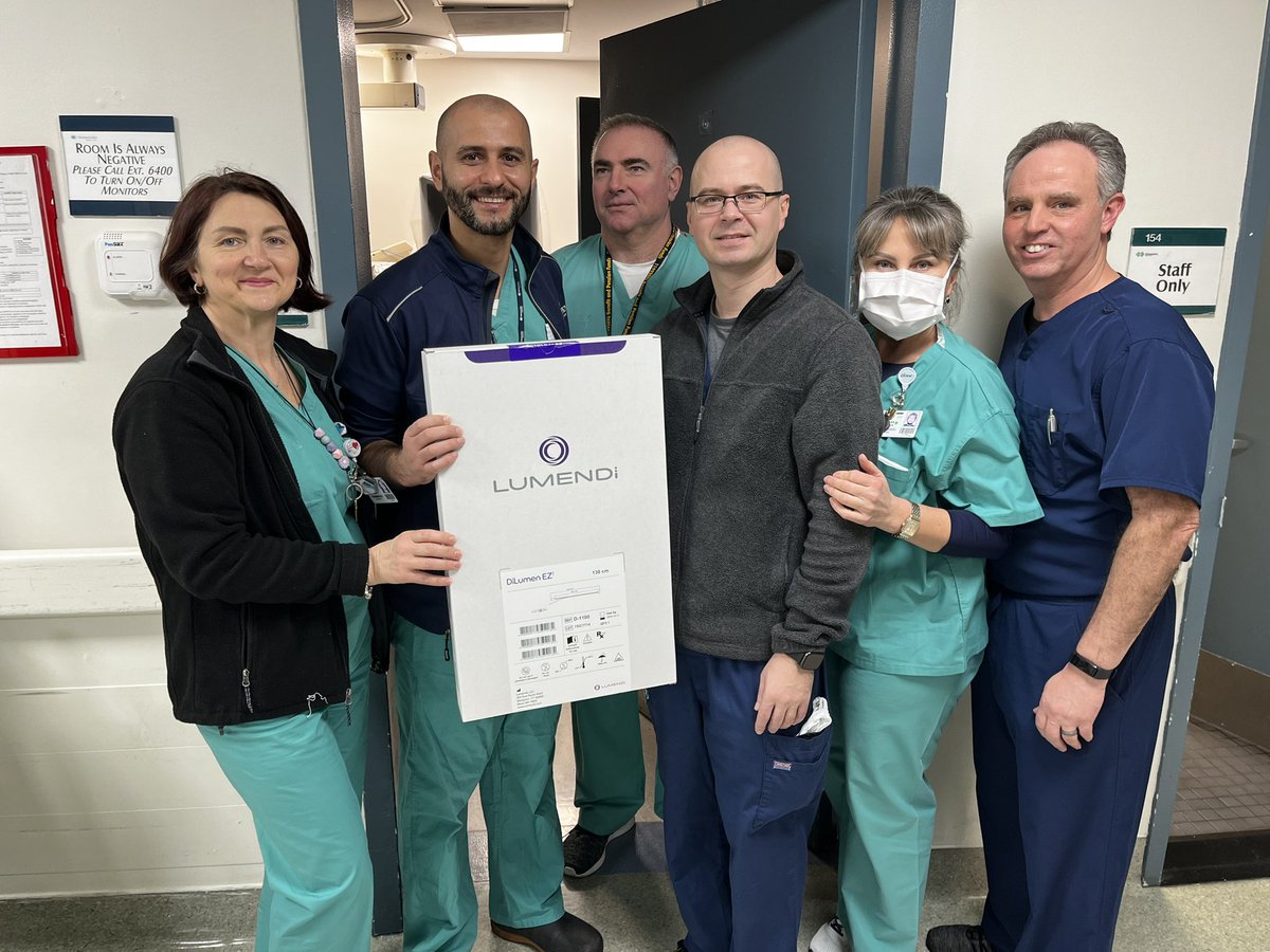 ercool2's tweet photo. Many thanks to @JovaniManol and the great endoscopy team at Maimonides Medical Center for their first use of #dilumen EZ1. We are very pleased to add them to the growing list of users of our unique technology. #innovativetechnology #endoscopy #healthcare #colonoscopy https://t.co/A6Hr66JDXE
