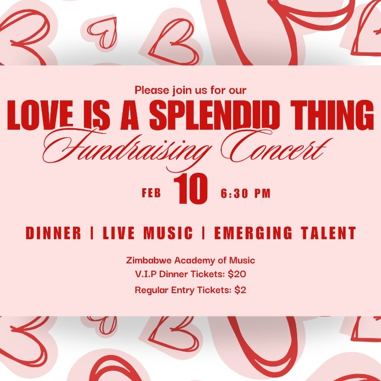 Love is in the air... Come and enjoy a 3 course meal and some good music. Booking at the Academy.