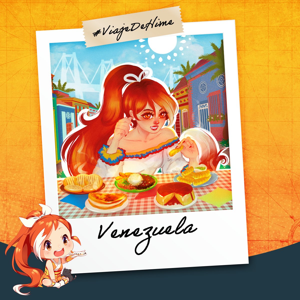 Continuamos con ¡Venezuela! 🇻🇪 #ViajeDeHime
Después de caminar por las bellas calles de Santa Lucía en Maracaibo, probé los tequeños, la guasacaca, el pabellón, la cachapa, el quesillo y las arepas, y déjenme decirles que ta´arrecha la comida 👌 Así que chamo, ¡tú también tienes