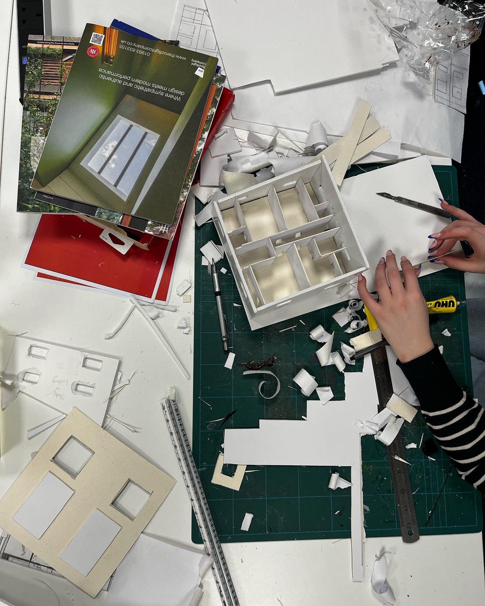 // Our Architecture is About People //

We thoroughly enjoyed having two work experience students from St Thomas More with us last week. 

They spent the week designing and modelling their dream home, taking into consideration site constraints, spatial standards and build costs.