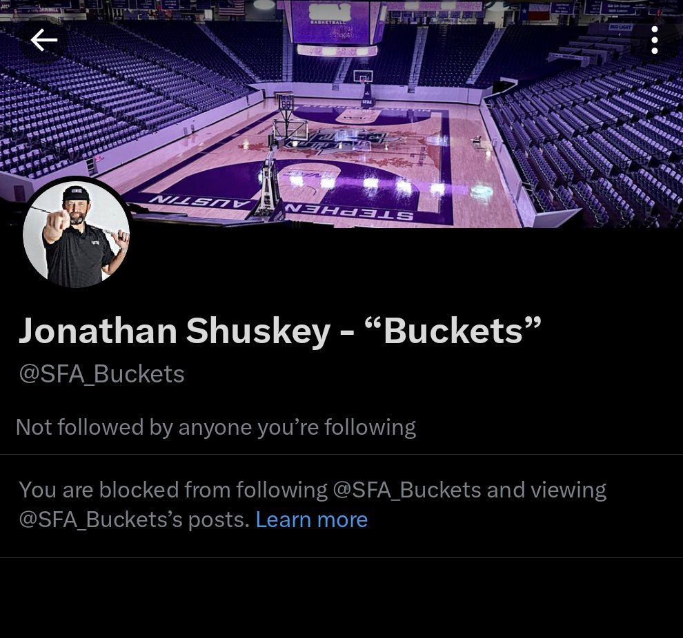 AlexRancSFA's tweet photo. @BigAxeLarry69 your friend is a Pansy bitch. Gets butt hurt by one comment! https://t.co/8TvYuynLdm