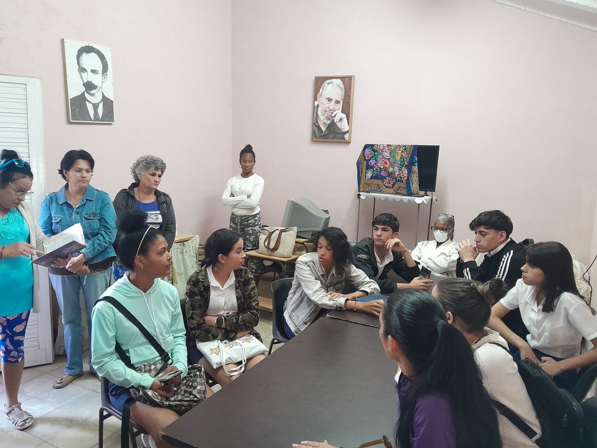 Se realiza en la Dirección General de Educación Viñales recibimiento de los estudiantes de 4to año que realizarán la práctica preprofesional .#CubaMined #PinardelRío
