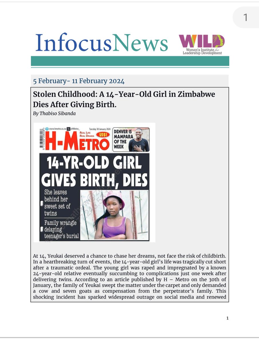 Check out our weekly newsletter packed with insightful articles on #SRHR, women &amp; politics, #AccessToDocumentation. Plus, we have a roundup of exciting opportunities you could apply for!!
Click here to access the newsletter.
womenforleadership.net/wild-infocus-n…