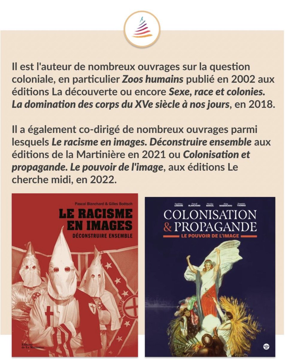 TremplinIEP's tweet photo. [🎓🗣️Masterclass] @TremplinIEP a l'honneur de recevoir le mardi 6 février 2024, Pascal Blanchard. Historien spécialiste des enjeux de diversité, du fait colonial, d’identité et d’immigration, il interviendra sur le thème du corps. 

(Ouvert aux inscrits Tremplin IEP) https://t.co/VlYWRx0d0Y