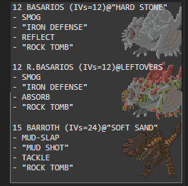 The_Nadei's tweet photo. My self made Pokemon Emerald x #MONSTERHUNTER Romhack is now all the way up to the first gym.

Have some screenshots of my work thus far

Mudshot + Soft Sand Barroth is a bit too strong ngl https://t.co/34QYiVUUAI