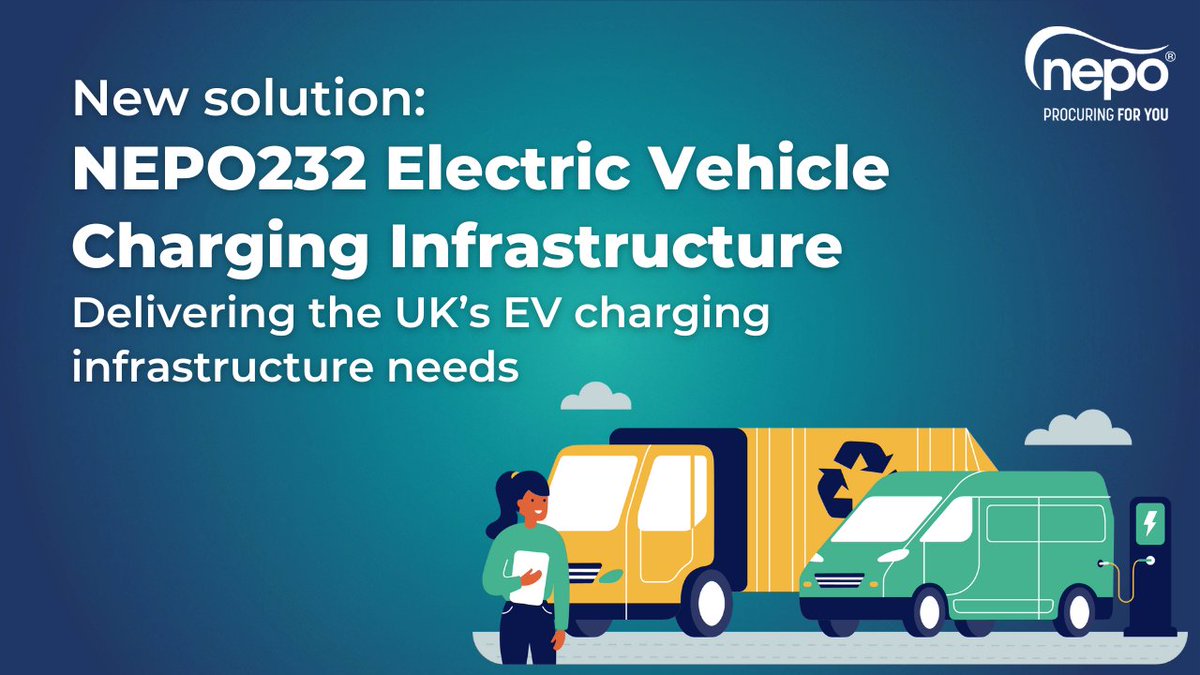 Our latest solution will accelerate #EVcharging Infrastructure across the UK⚡

Designed to help stimulate the investment needed to deliver and grow the UK's EV infrastructure, the solution is available to all public sector organisations across the UK: nepo.org/news-events/ch…