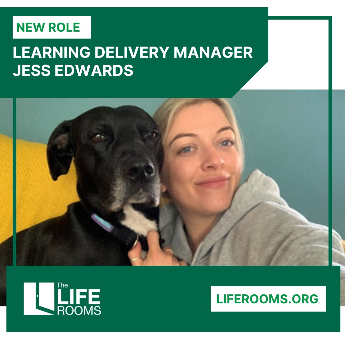 LifeRooms_MC's tweet photo. Congrats to Jess Edwards who is moving into the new role of Learning Delivery Manager as we reinvigorate our Learning offer!
"Joining forces with an exceptional Learning team, we're geared up to enhance and innovate our offer with a strong focus on #HealthActivation 🌿💪" https://t.co/CCrFNDqiRr