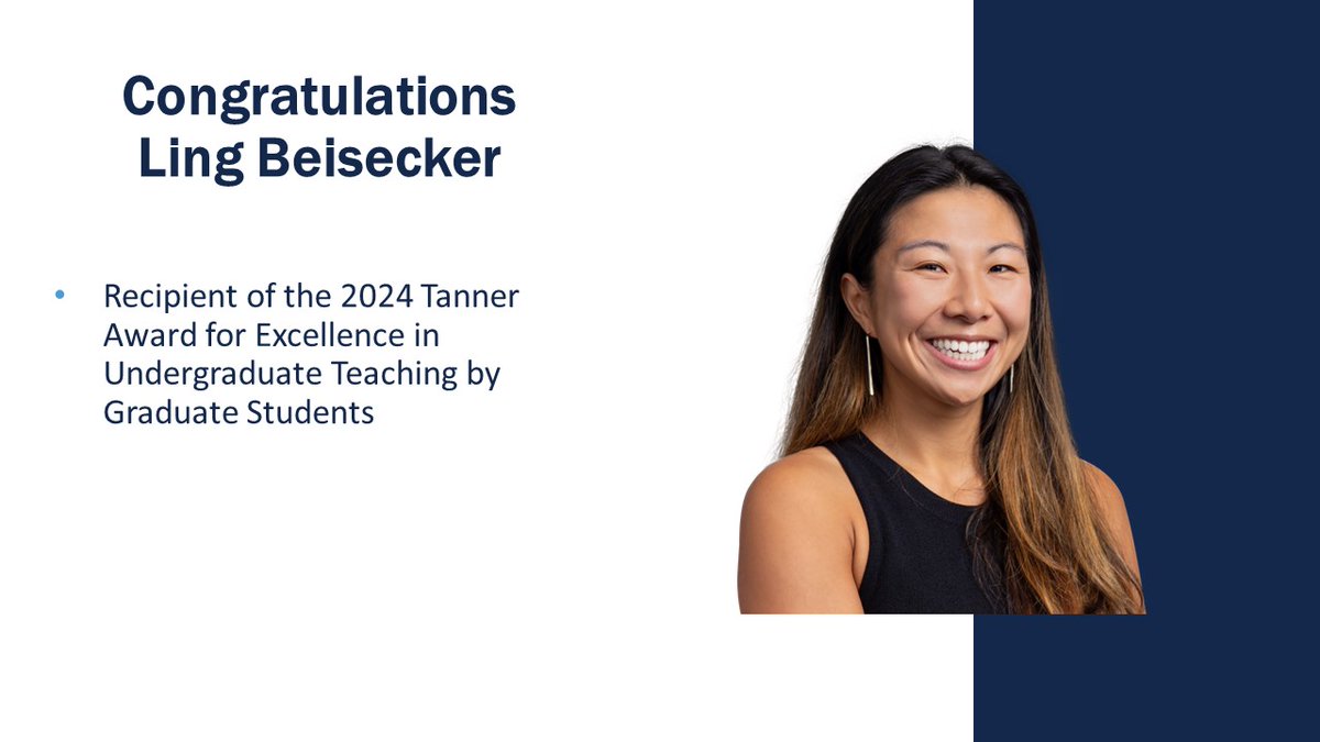 Congrats to Ling Beisecker on their recent successes!
