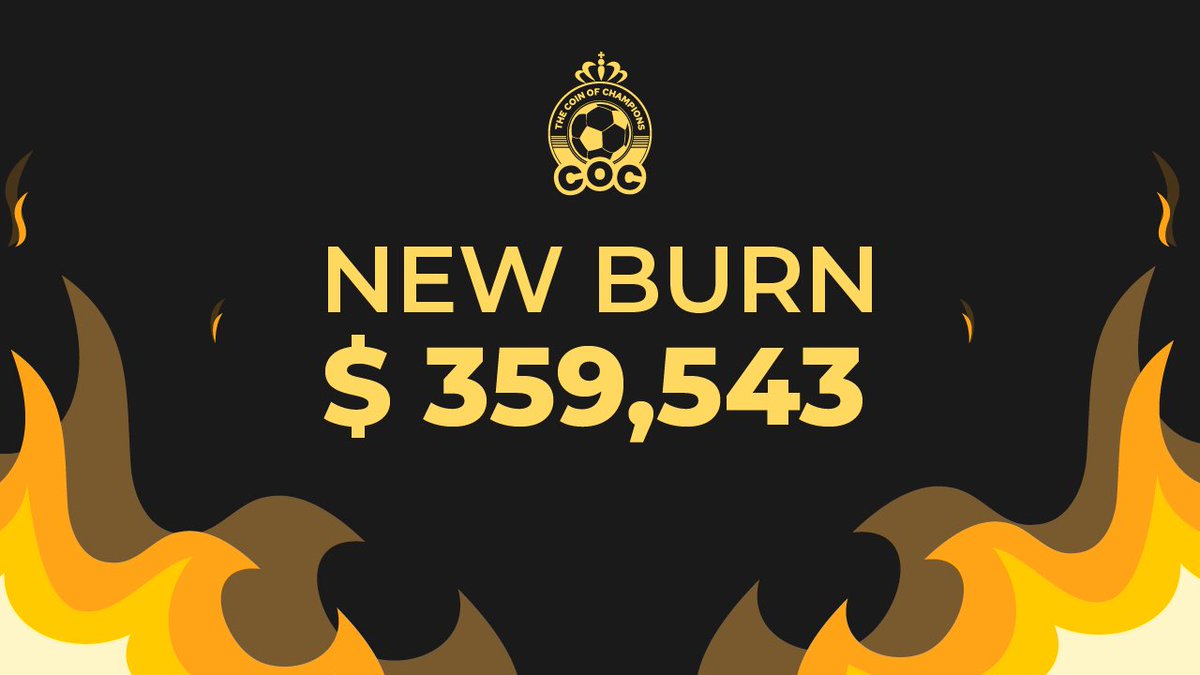 18.125.000.000.000 COC (worth 359,543 USD) has been burned!🔥 This marks the latest burn for now, and we're gearing up to update bscscan, cg, and cmc. Stay tuned for more updates! bscscan.com/tx/0x9d679fd12…