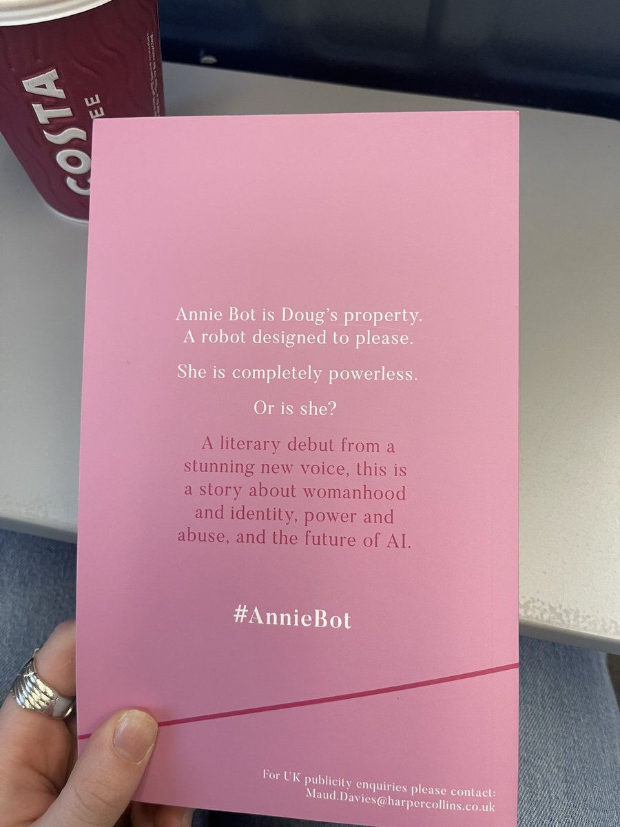Next up.. #AnnieBot by Sierra Greer. Thank you @HarperInsider for the proof, I can’t wait to get going with this one, it sounds so so good. 💗

Out in March with @BoroughPress