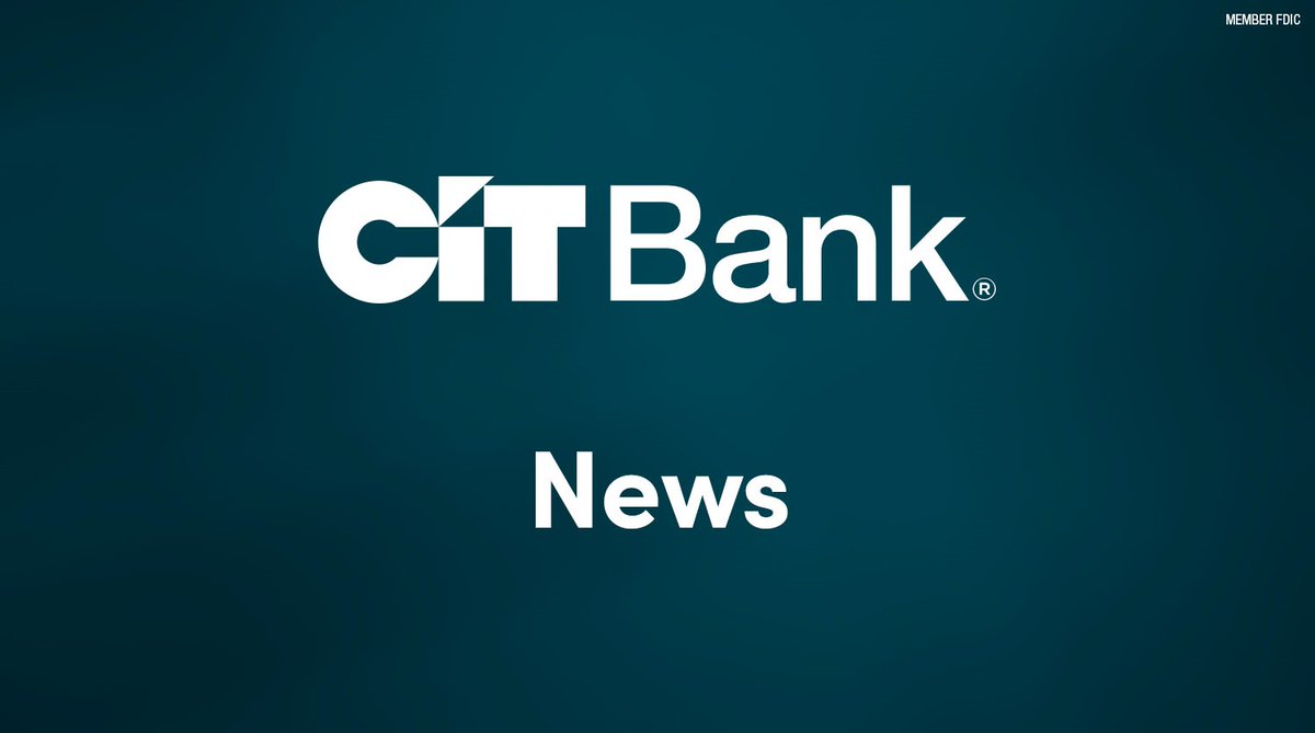 CIT Bank savings products named Best Online Savings Account and Best High-Yield Savings Account by The Ascent, a Motley Fool Service. bit.ly/3SqrTRZ #Savings #HighYieldSavings #PersonalFinance